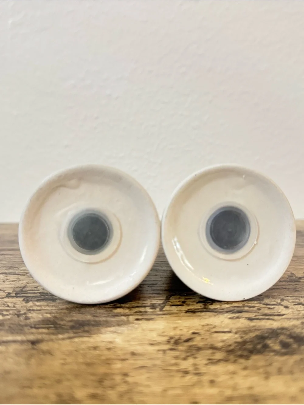 Blue Stripe Stoneware Salt & Pepper Shakers | Set of 2